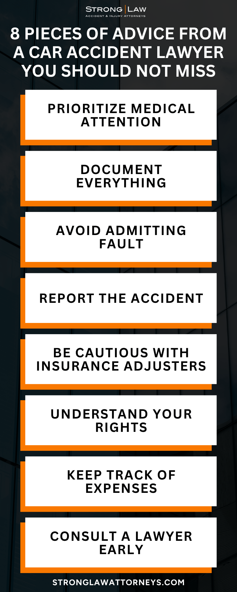 8 Pieces Of Advice From A Car Accident Lawyer You Should Not Miss Infographic