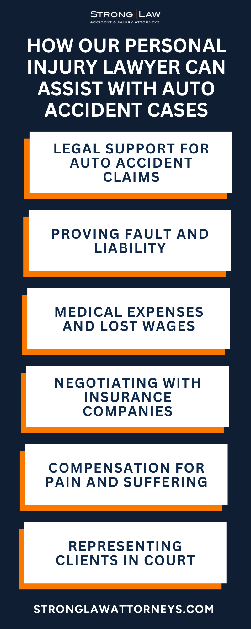 How Our Personal Injury Lawyer Can Assist With Auto Accident Cases Infographic