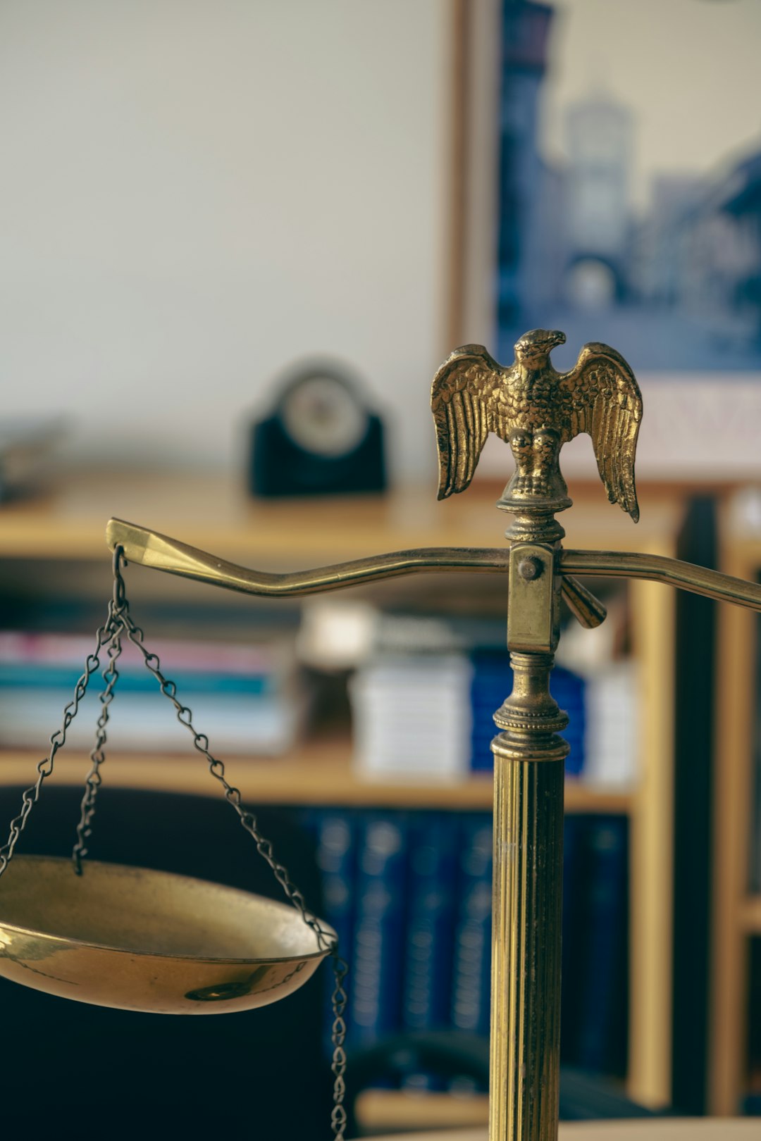 Scales of justice in a law office representing personal injury legal support in Anchorage, Alaska