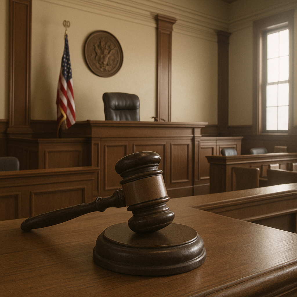 Courtroom gavel representing a Salt Lake City car accident case